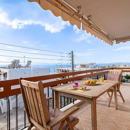 Sea View Apartment 100M From The Beach Saronida Kültér fotó