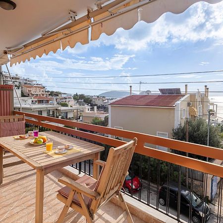 Sea View Apartment 100M From The Beach Saronida Kültér fotó